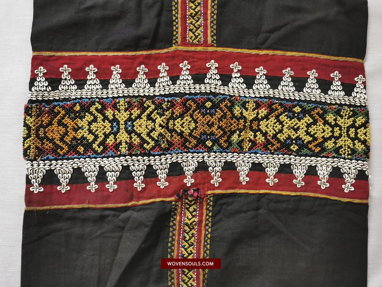 1440 Antique Iban Wedding Skirt Beaded Band Kain Lekok