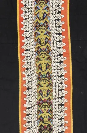 1505 Antique Iban Wedding Skirt Beaded Band Kain Lekok Textile