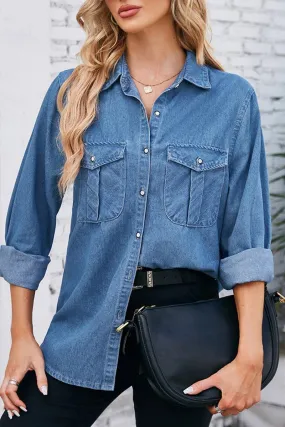 2024 SPRING NEW DENIM SHIRT TOPS_CWTSTL1063