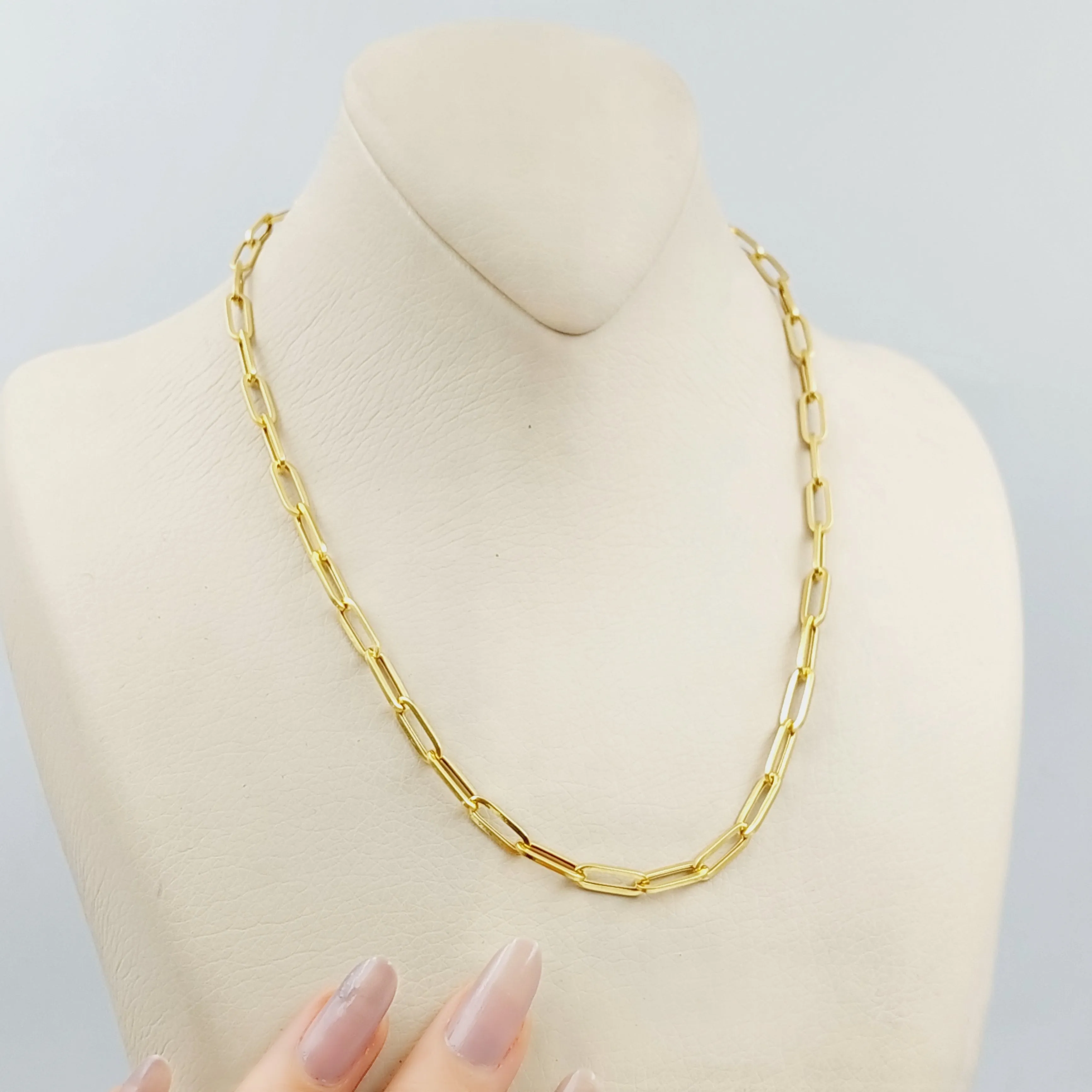 40cm Bold Paperclip Chain