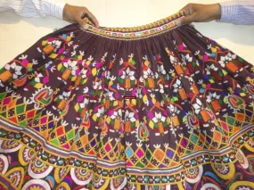 731 Fully Embr Skirt - SOLD