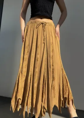 90's Breezy Maxi Skirt