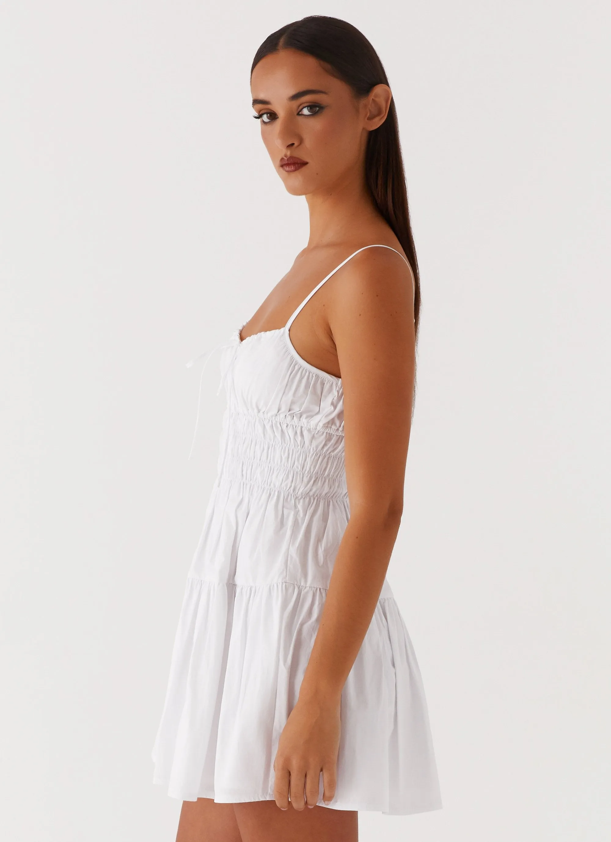 Adeline Cami Mini Dress - White