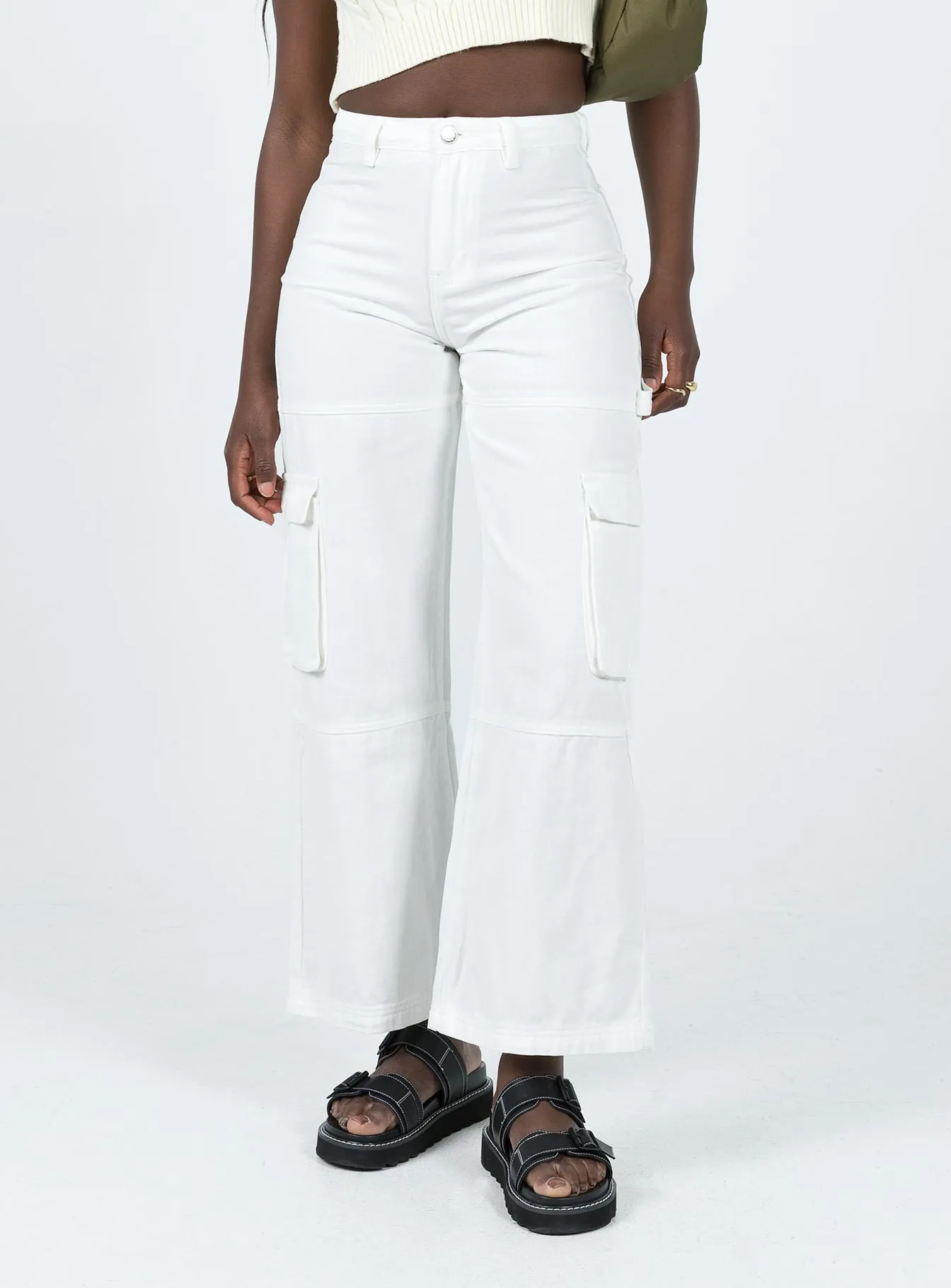 Adore Cargo Pants White