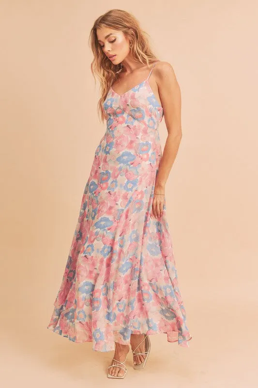 Aemi   Co Lois Floral Cami Maxi Dress