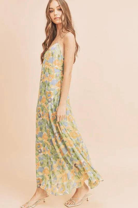 Aemi   Co Lois Floral Cami Maxi Dress