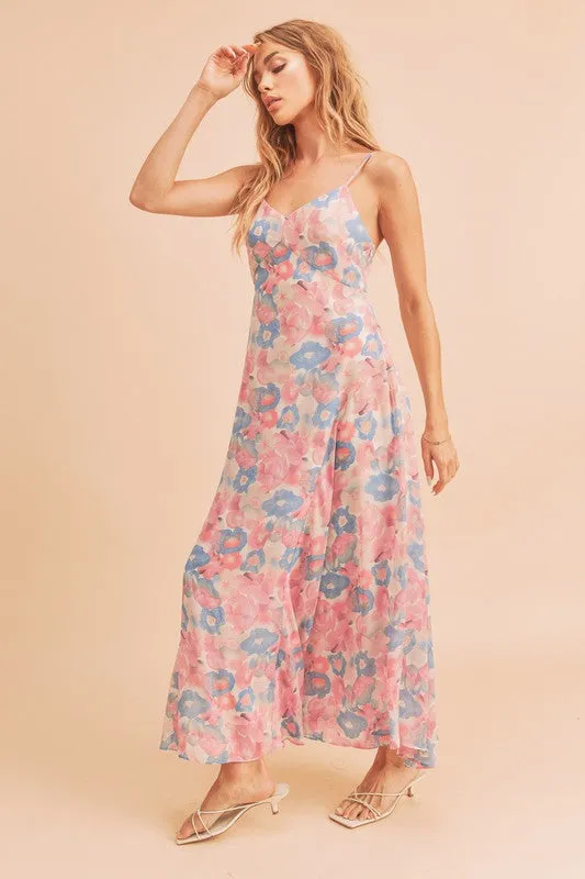 Aemi   Co Lois Floral Cami Maxi Dress