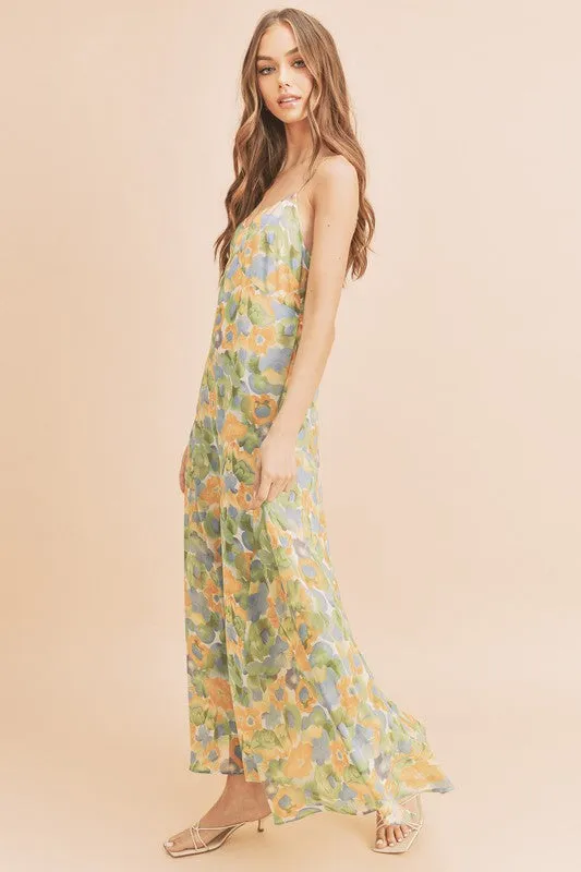 Aemi   Co Lois Floral Cami Maxi Dress