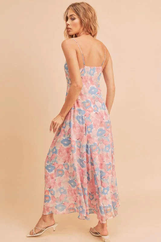 Aemi   Co Lois Floral Cami Maxi Dress