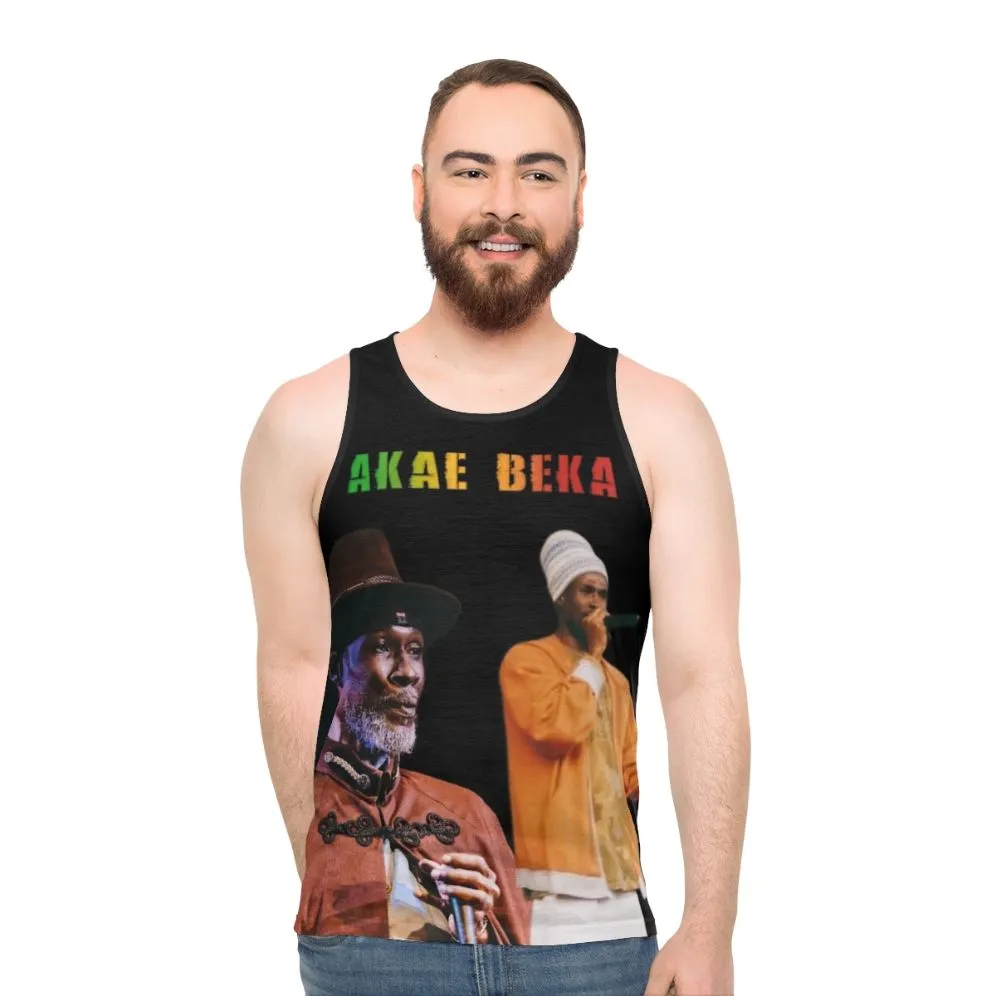 Akae Got Midnite Unisex Rastafarian Tank Top