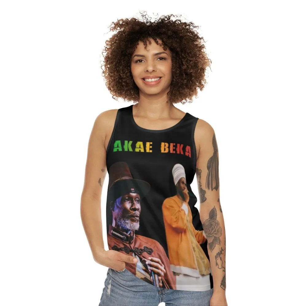 Akae Got Midnite Unisex Rastafarian Tank Top