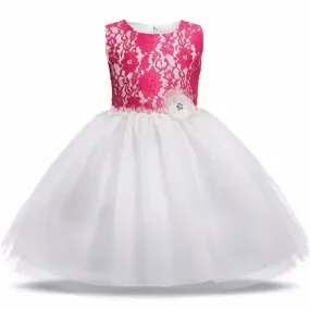 Asmaani Baby Girl Pink Coloured Satin Frock (AS-DRESS-22058)