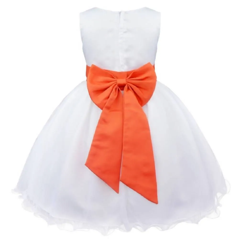 Asmaani Baby Girl's White Color Fancy Dress (AS-DRESS-22054)