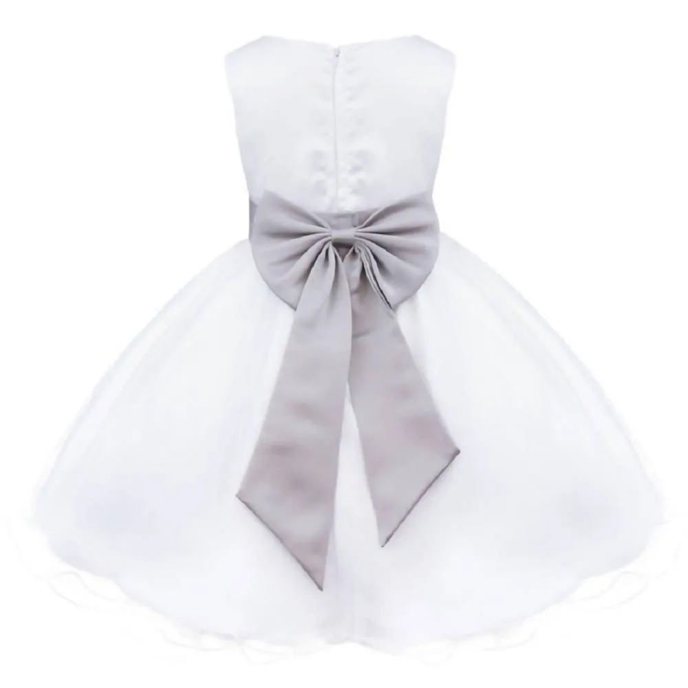 Asmaani Baby Girl's White Color Fancy Party Wear Dress (AS-DRESS-22053)