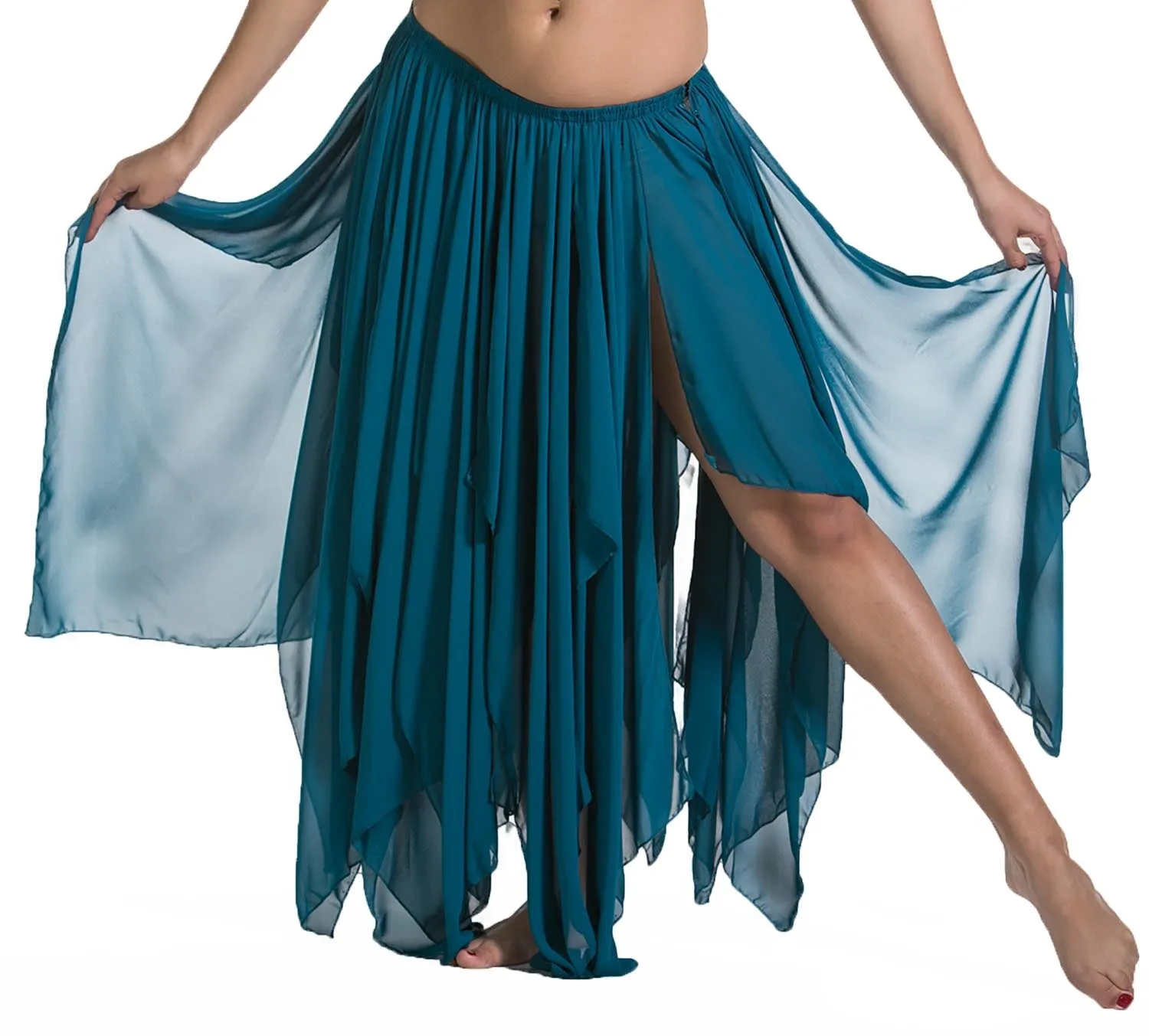 Belly Dance 13 Panel Skirt & Veil Costume Set | PETALS AND PANELS