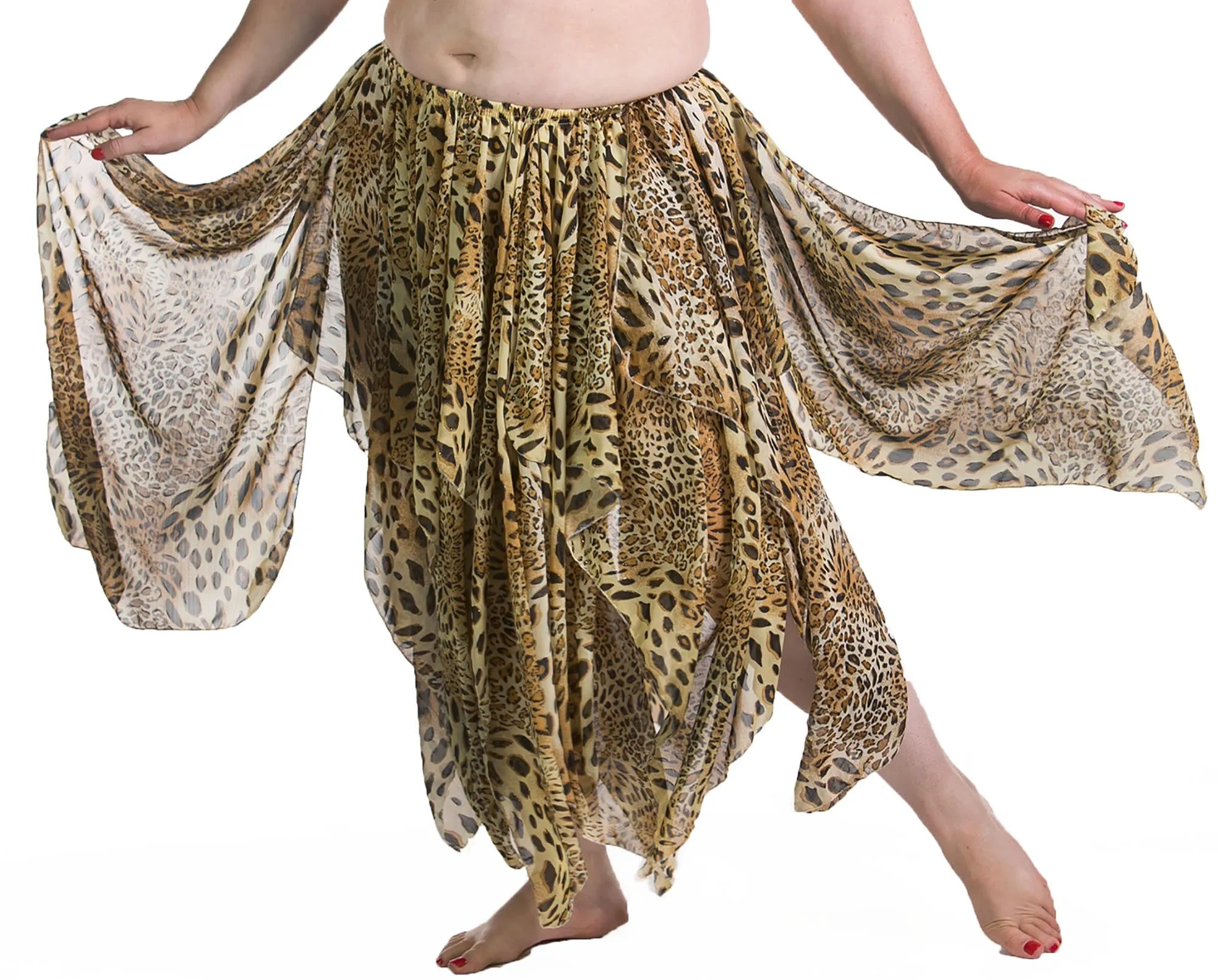 Belly Dance 13 Panel Skirt & Veil Costume Set | PETALS AND PANELS