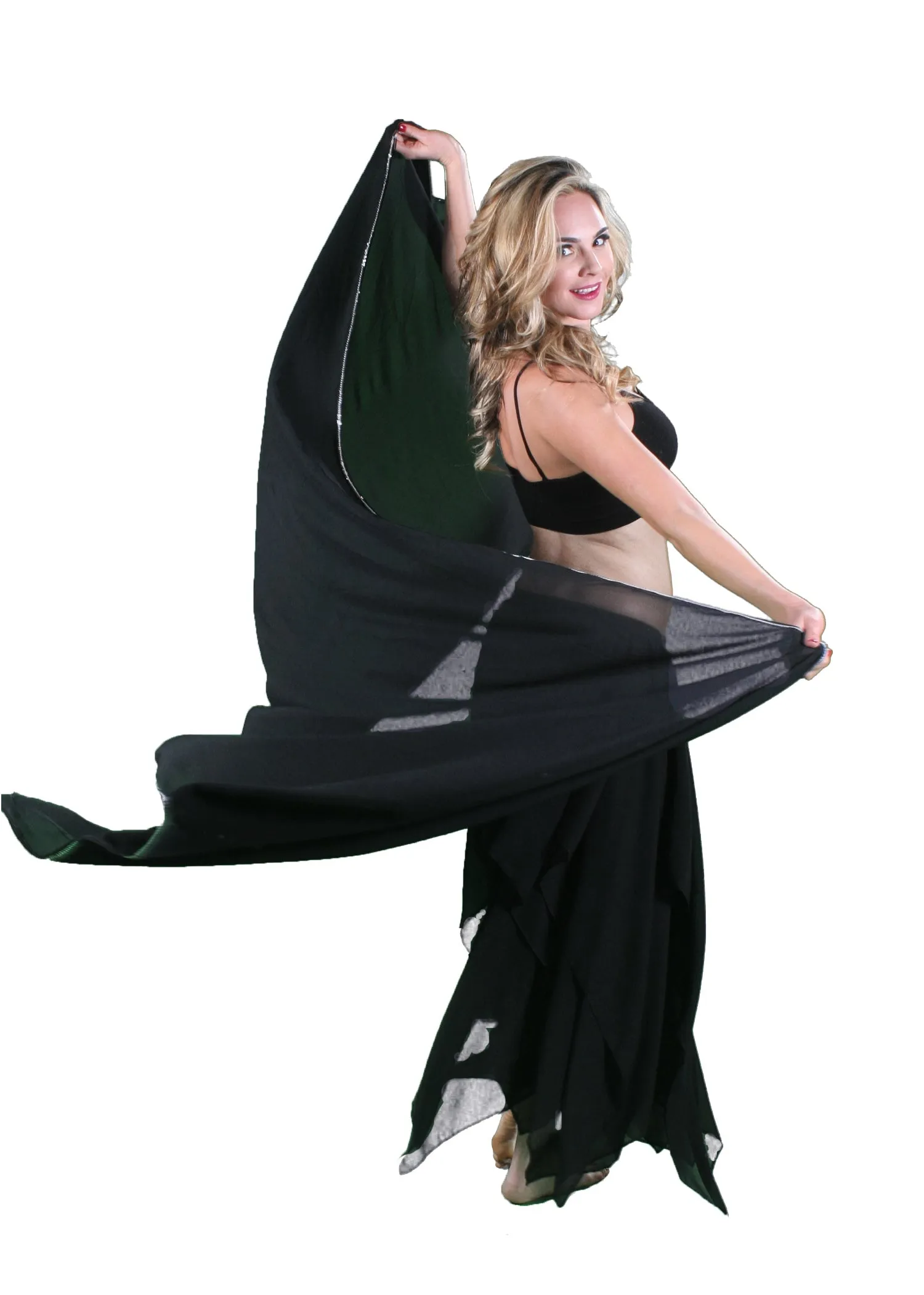 Belly Dance 13 Panel Skirt & Veil Costume Set | PETALS AND PANELS