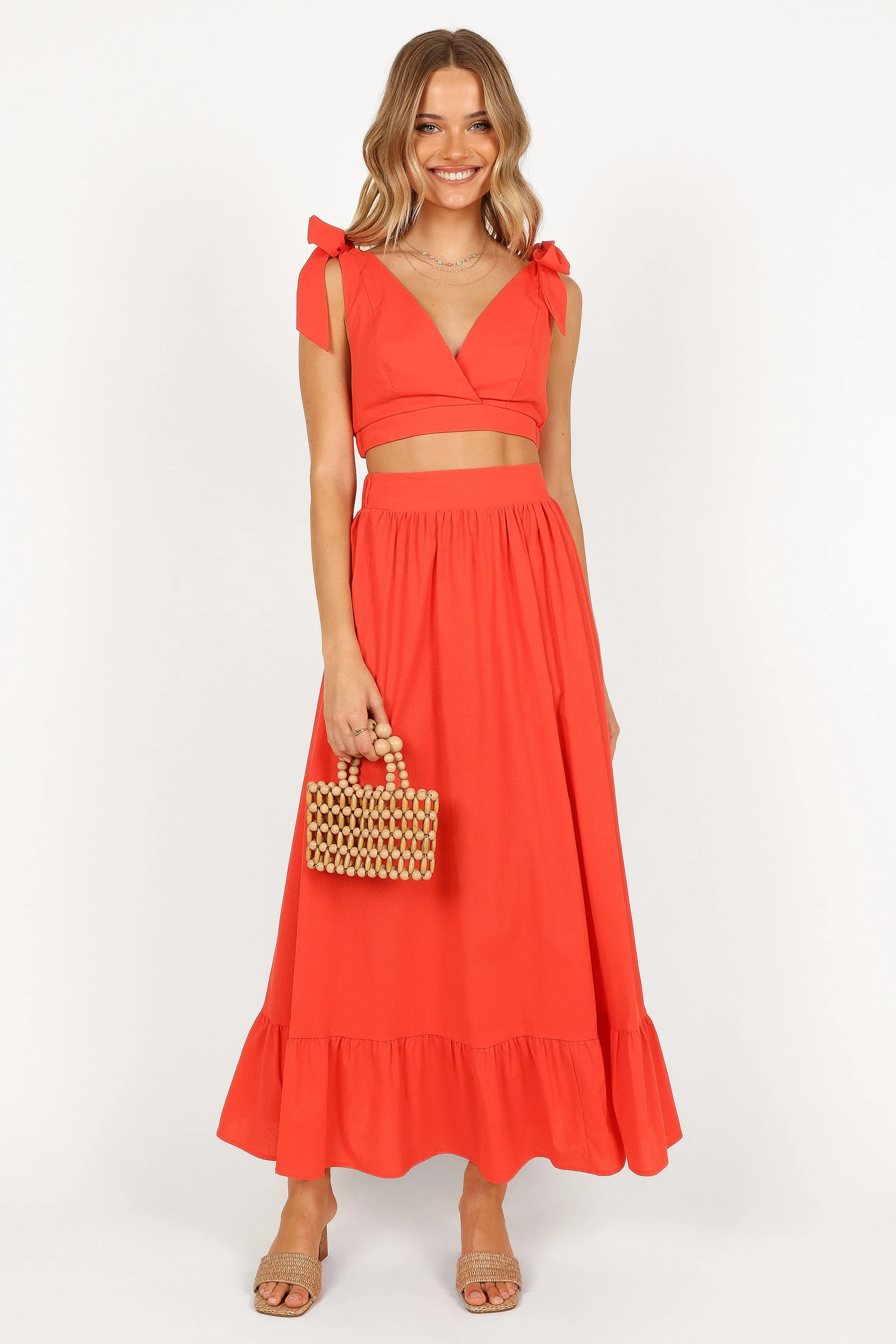 Betsy Two Piece Set - Red