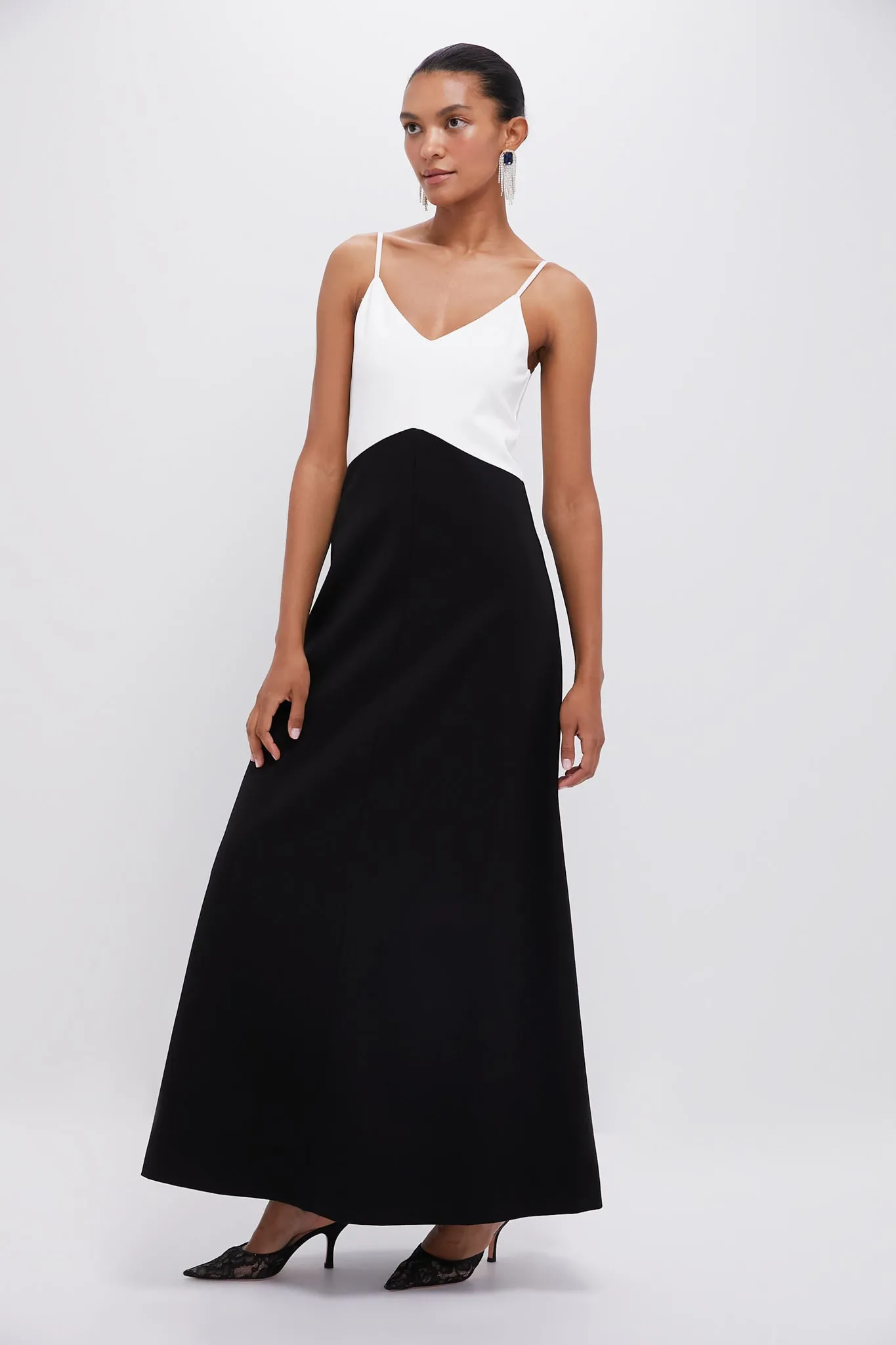 Black and White Lorelai Maxi Dress