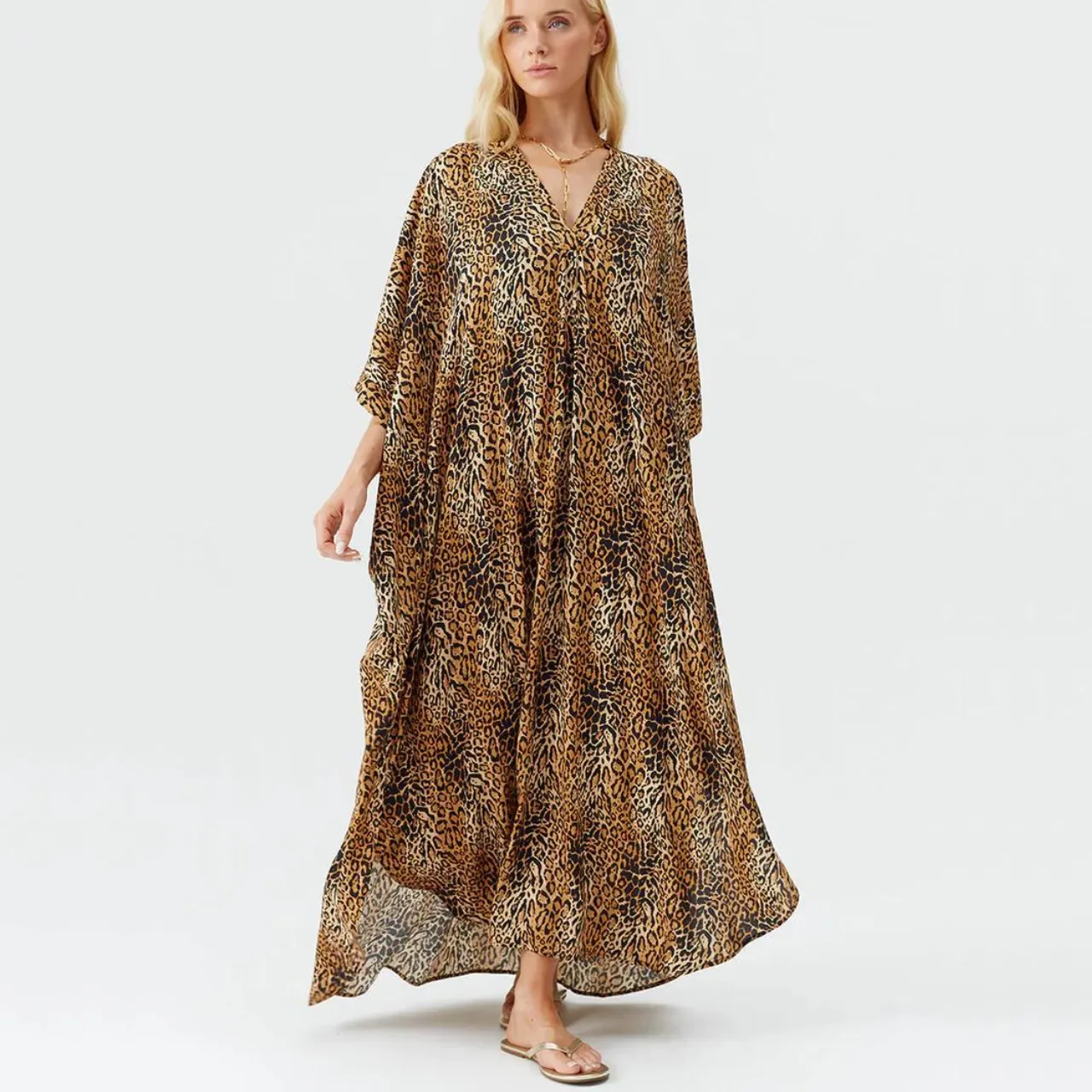 Bonnie Cheetah Kaftan