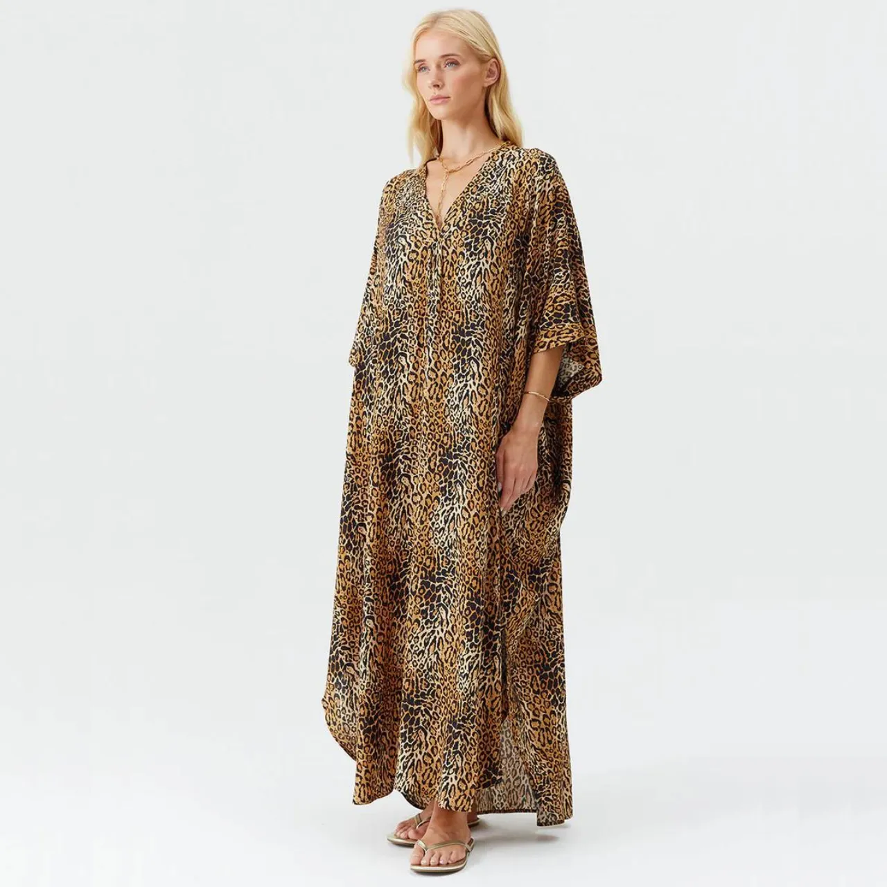 Bonnie Cheetah Kaftan