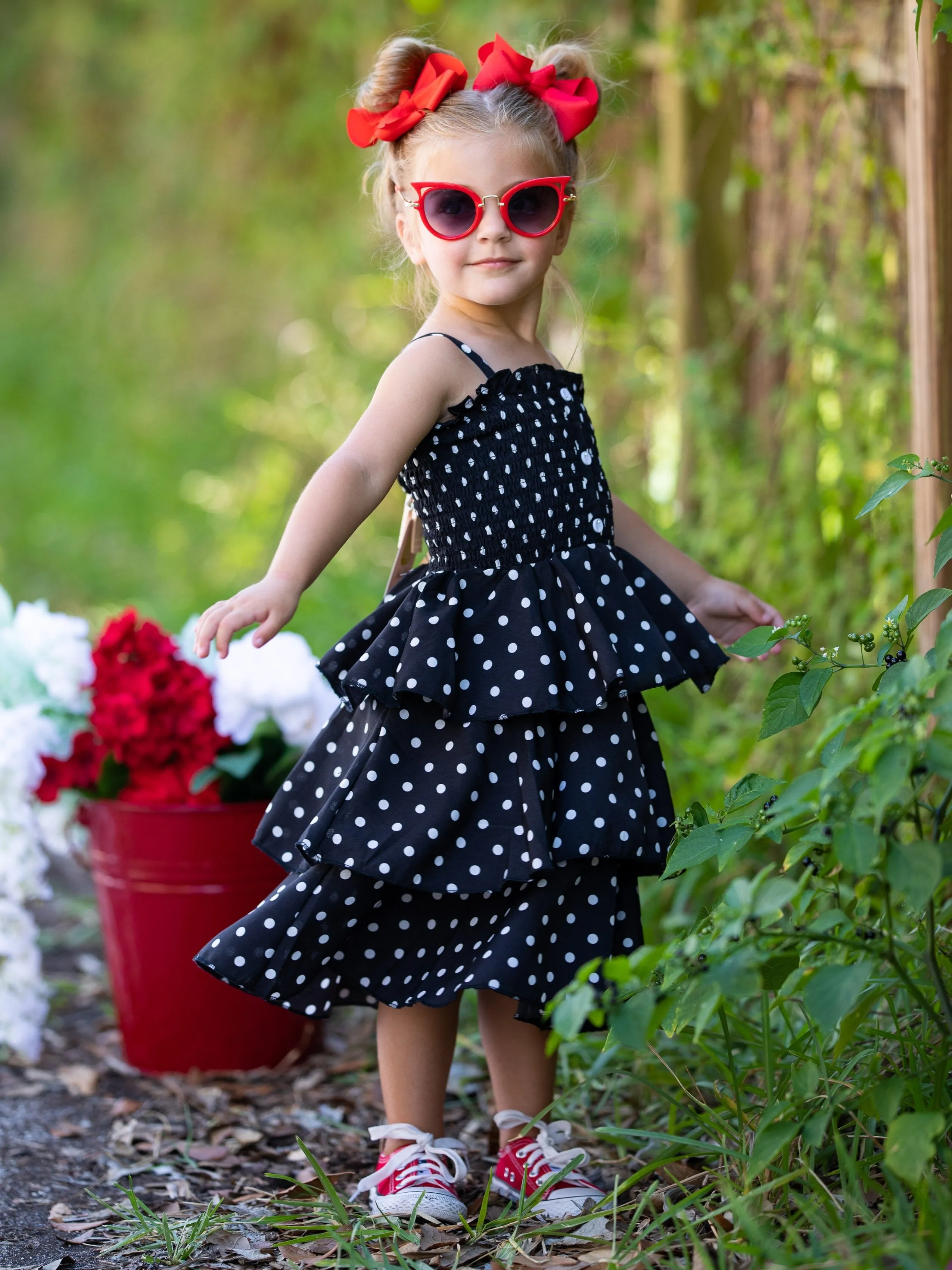 Brave Bold Polka Dot Dress