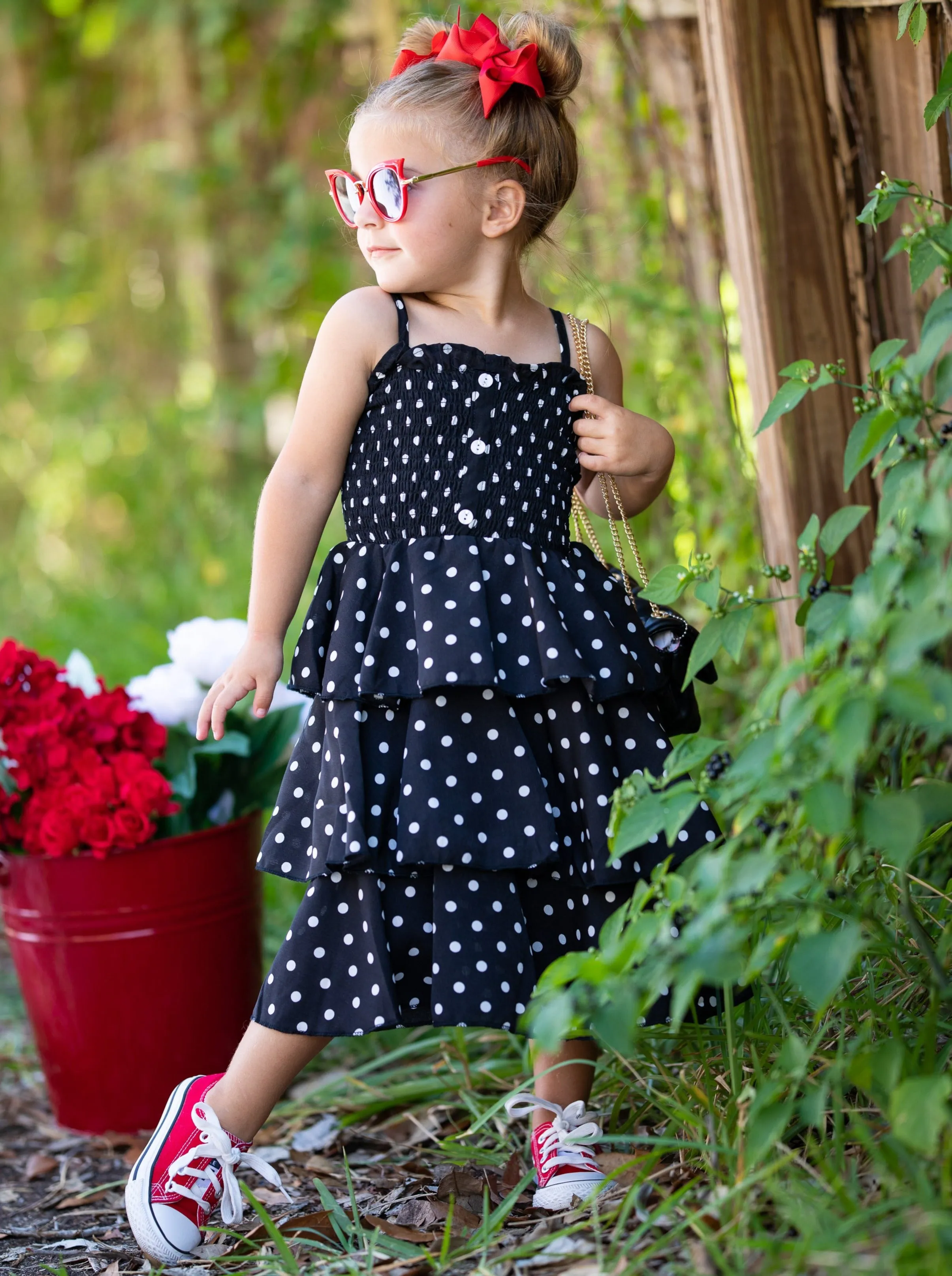 Brave Bold Polka Dot Dress