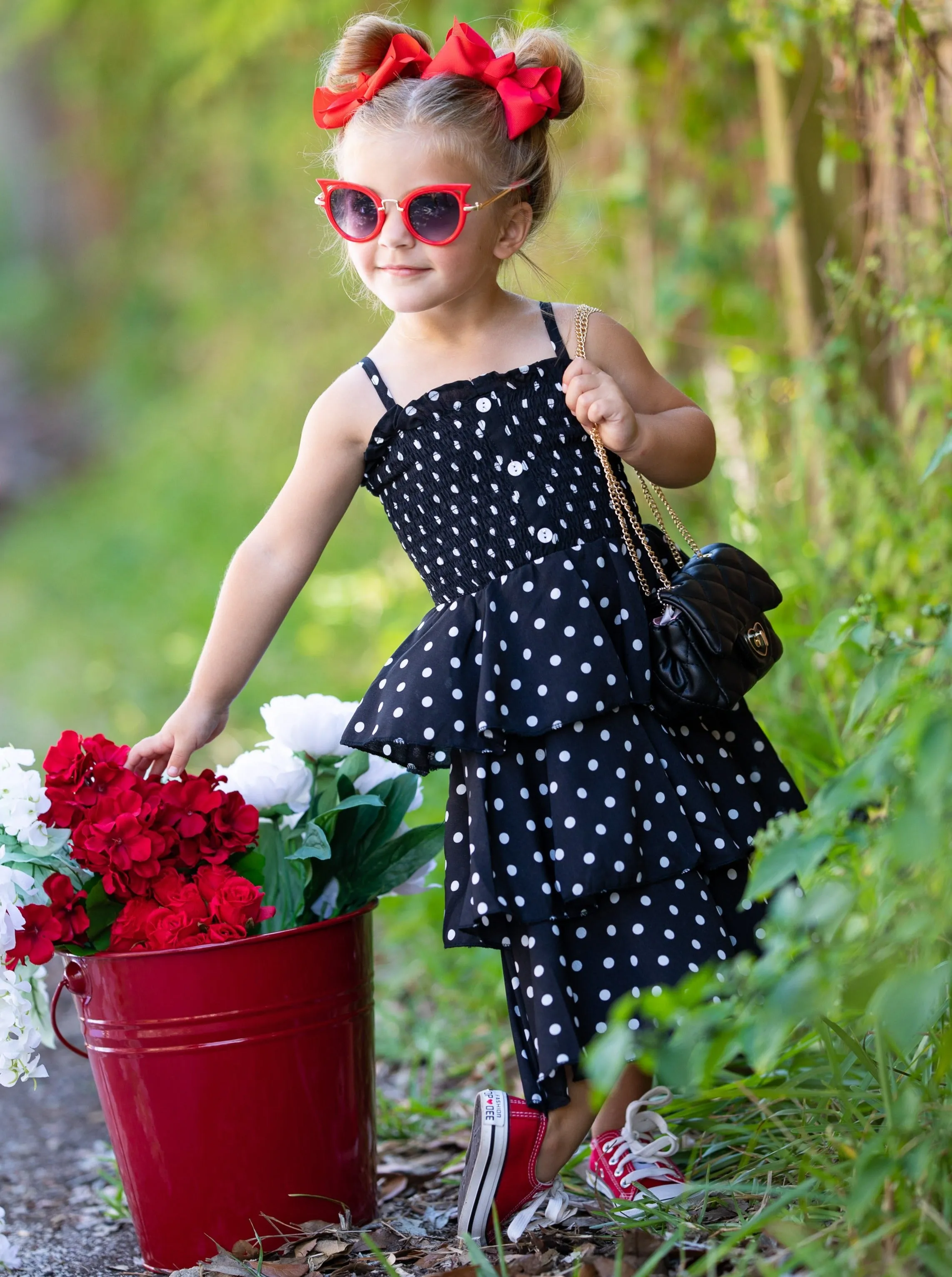 Brave Bold Polka Dot Dress