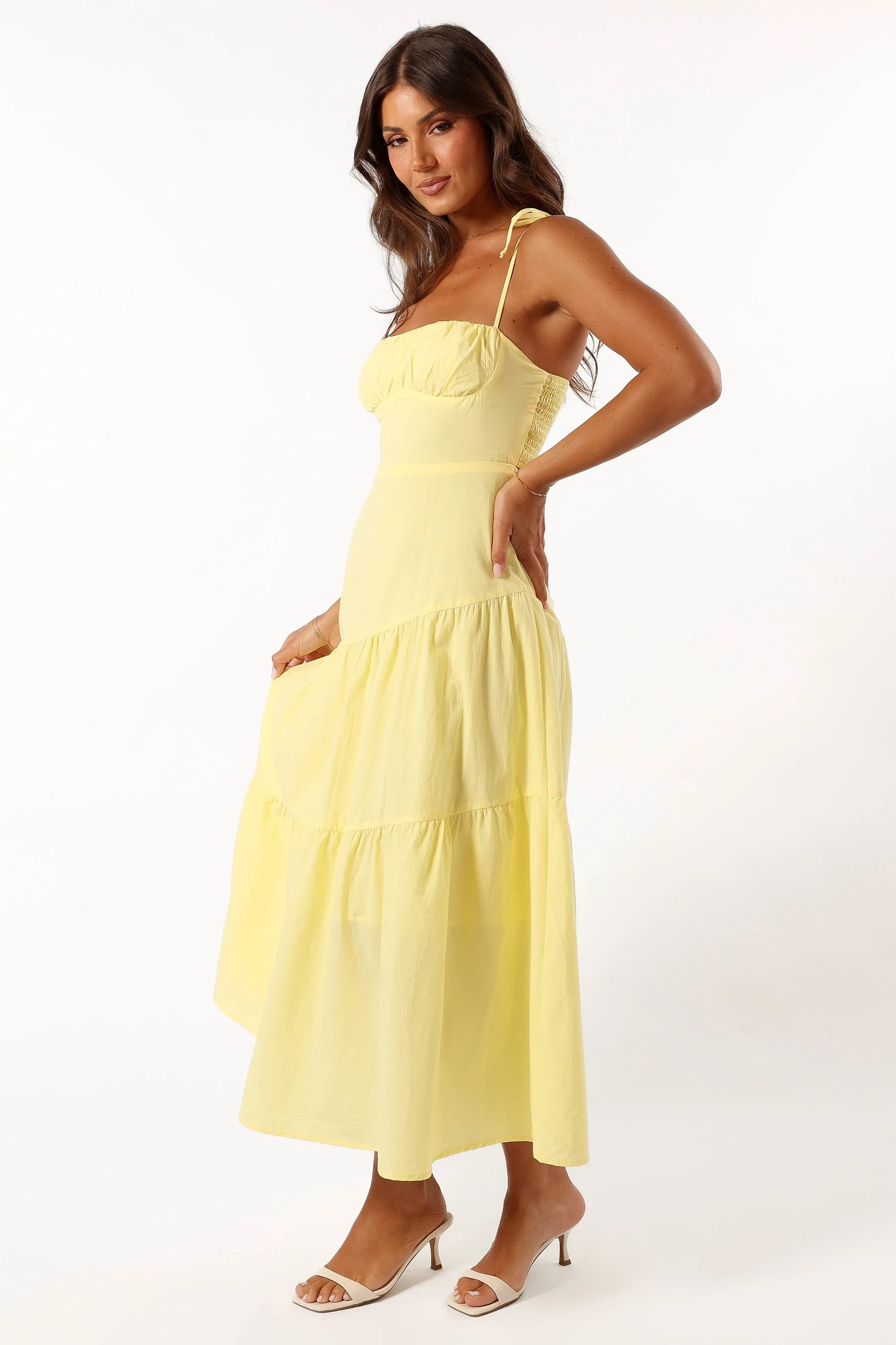 Brexley Maxi Dress - Lemon