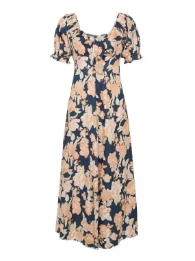 Briar Floral Linen Maxi Dress