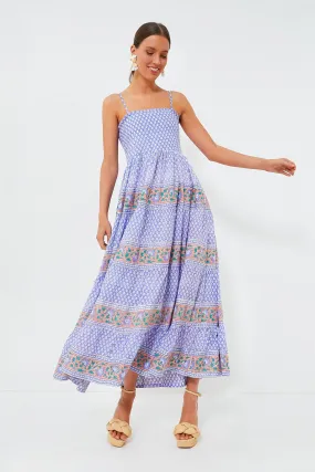 Campania Peri Smocked Back Maxi Dress