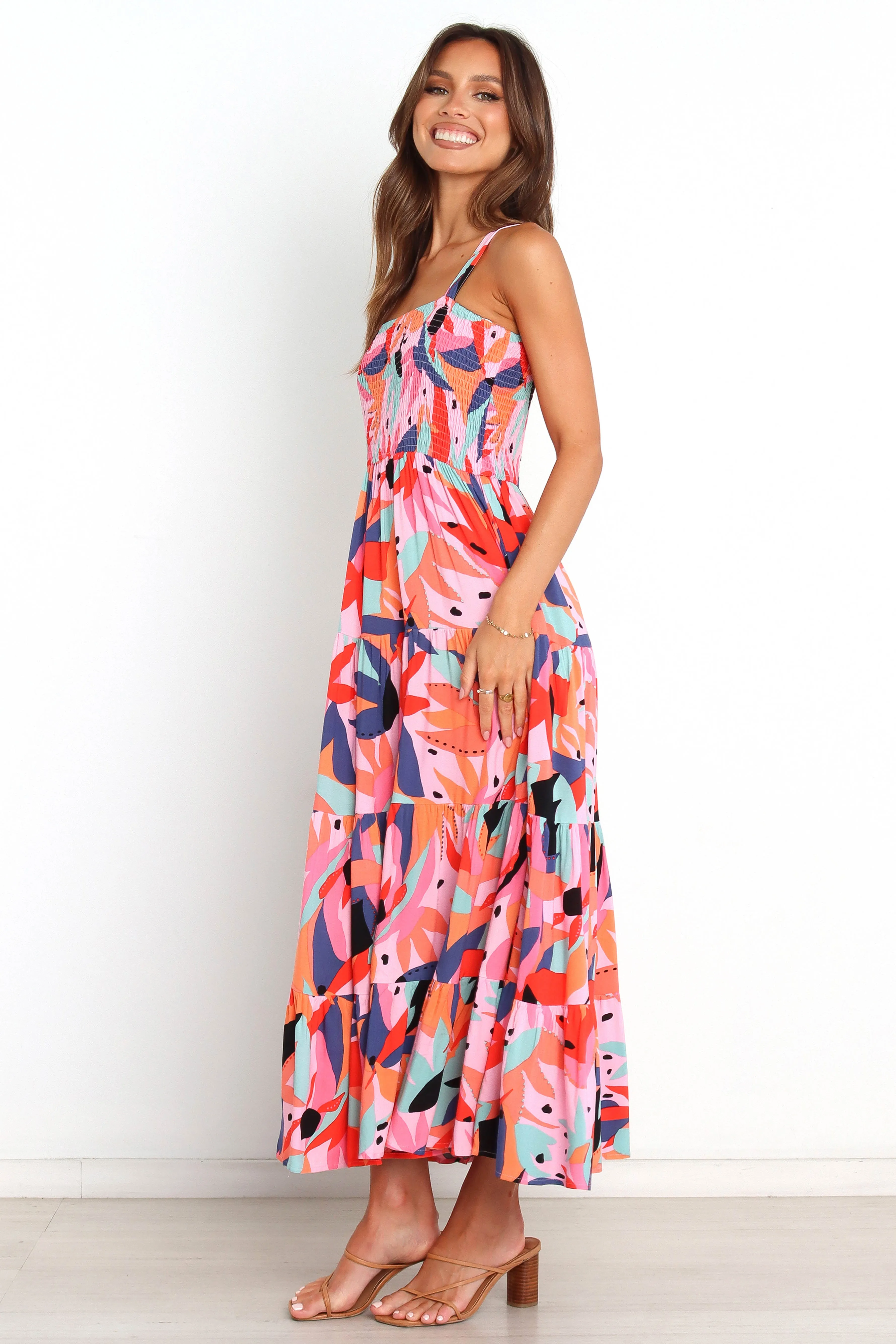 Celina Dress - Pink Multi