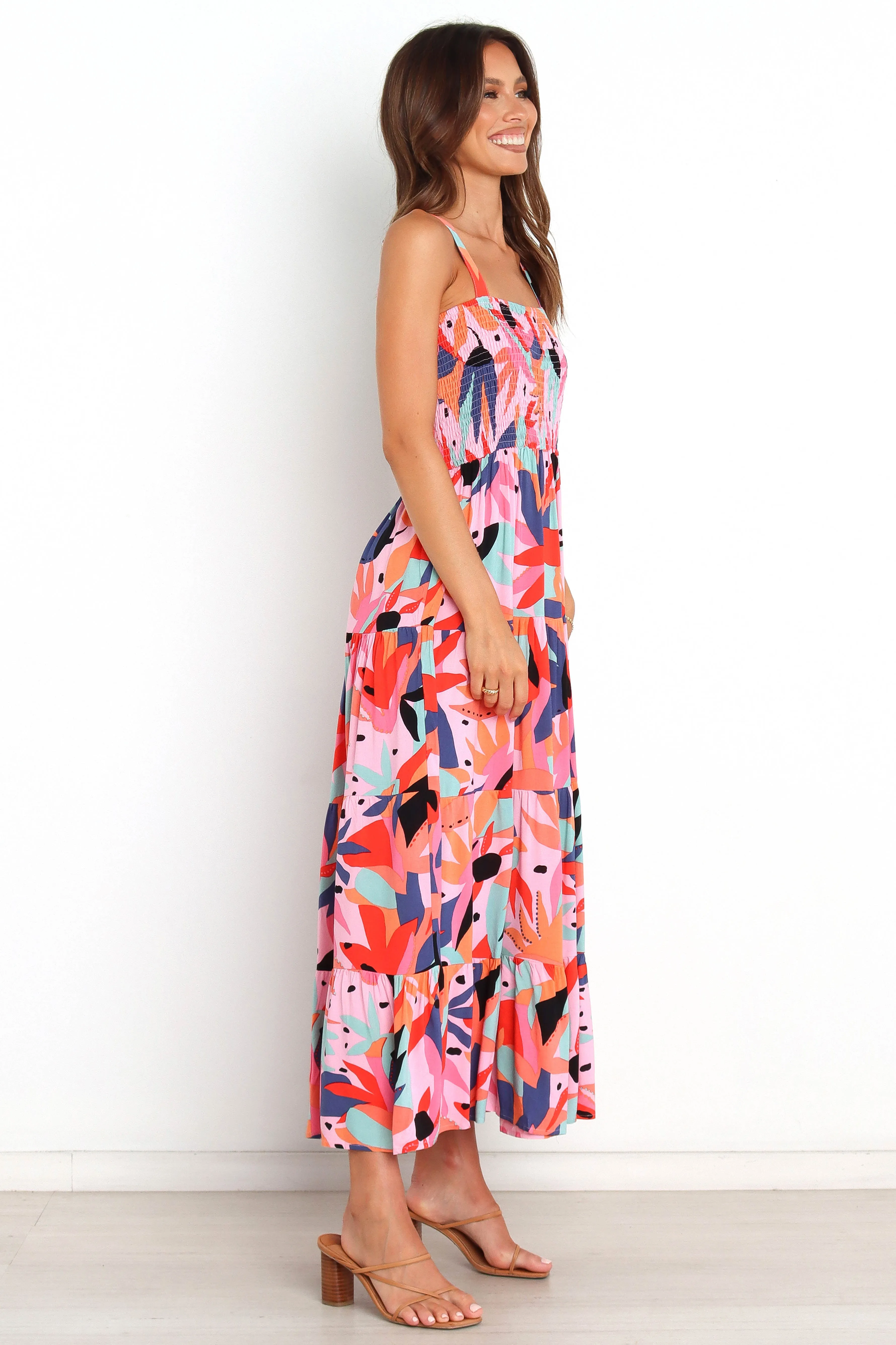 Celina Dress - Pink Multi