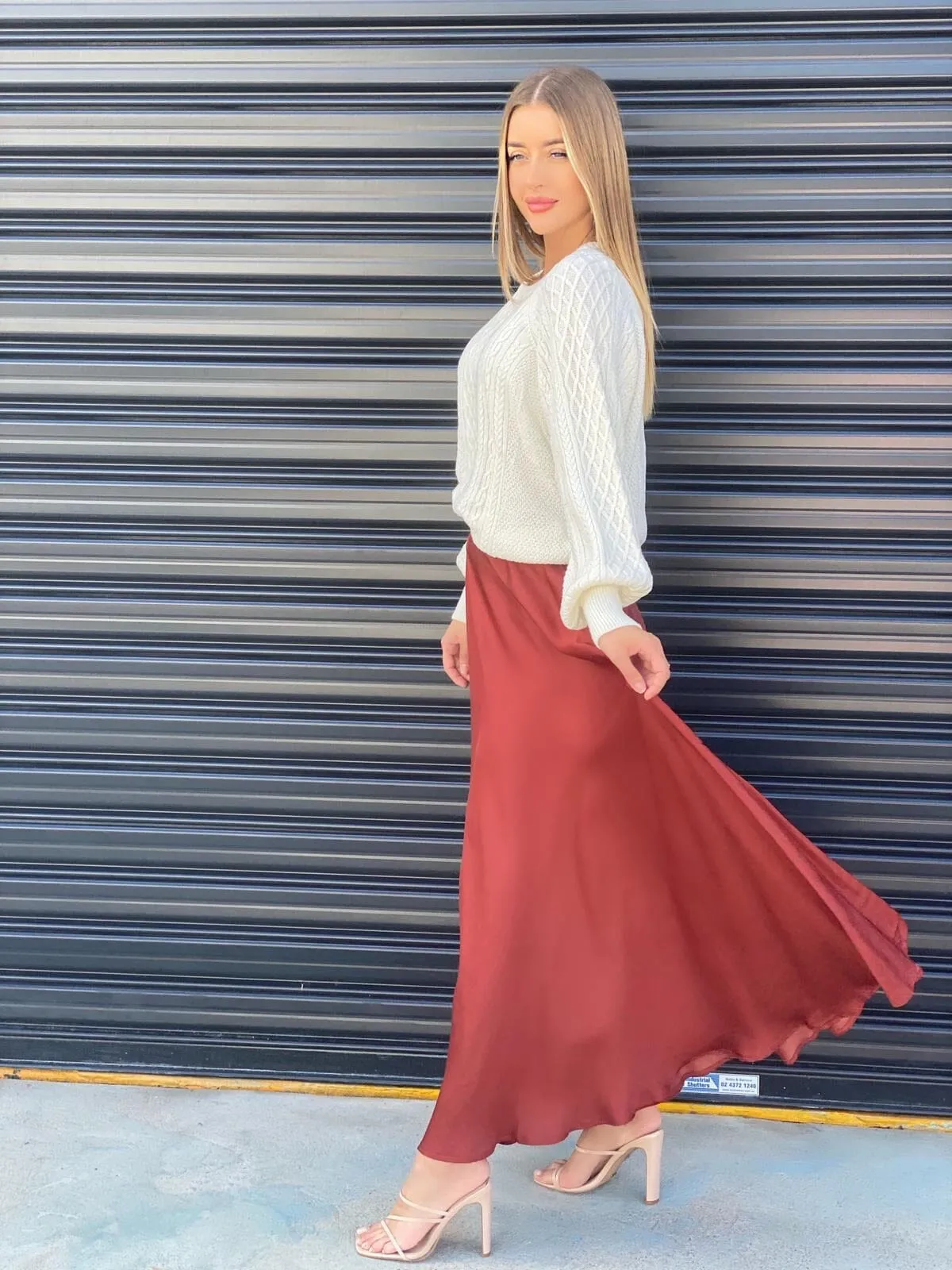 Celini Satin Skirt