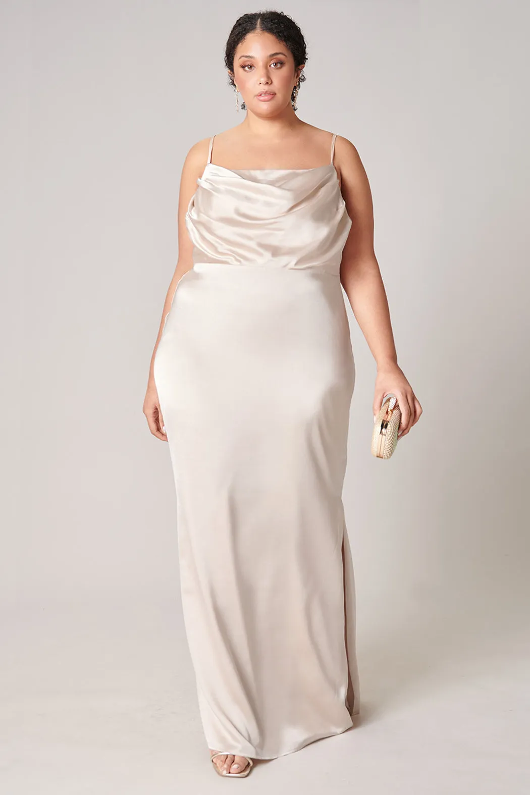 Charisma Cowl Neck Maxi Dress Curve