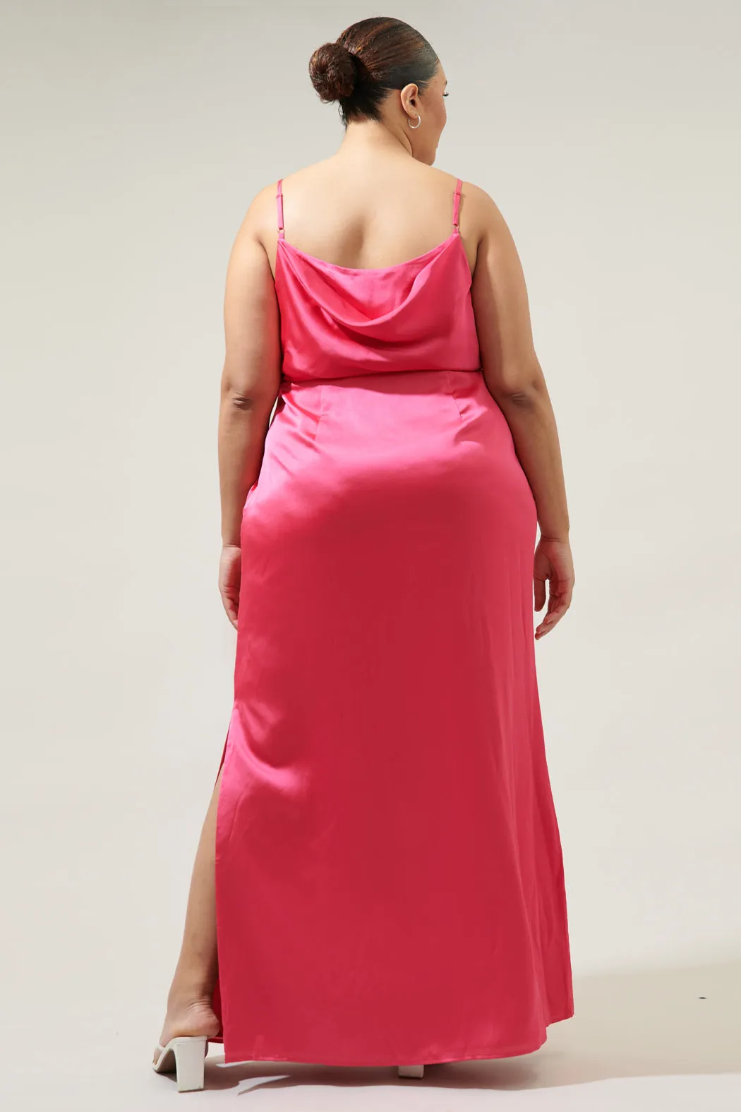 Charisma Cowl Neck Maxi Dress Curve