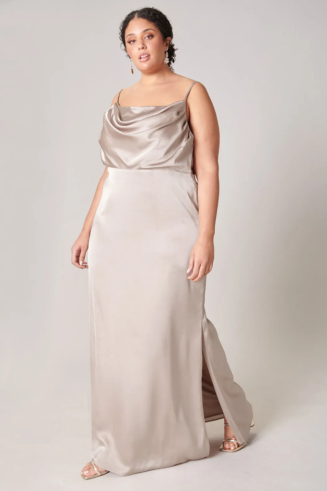 Charisma Cowl Neck Maxi Dress Curve