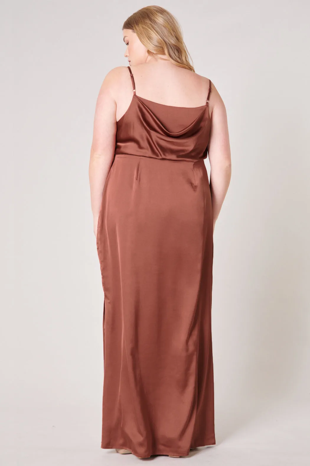 Charisma Cowl Neck Maxi Dress Curve