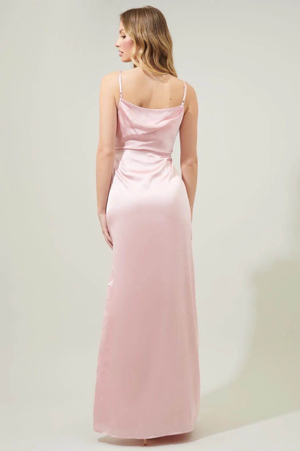 Charisma Cowl Neck Maxi Dress