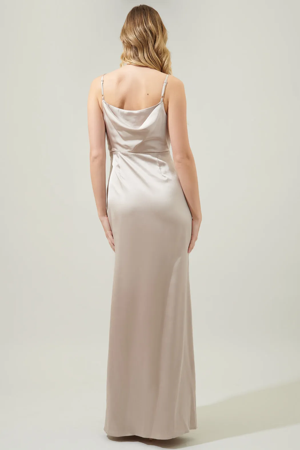 Charisma Cowl Neck Maxi Dress