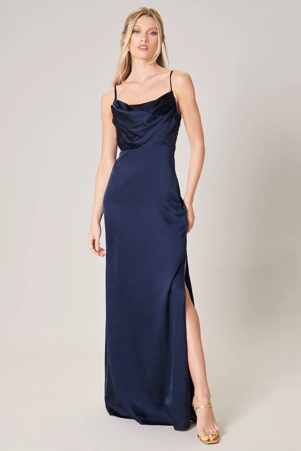 Charisma Cowl Neck Maxi Dress