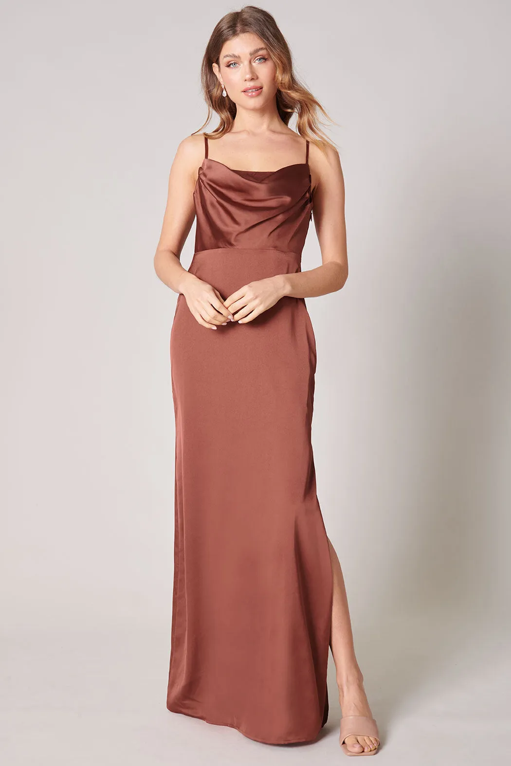 Charisma Cowl Neck Maxi Dress