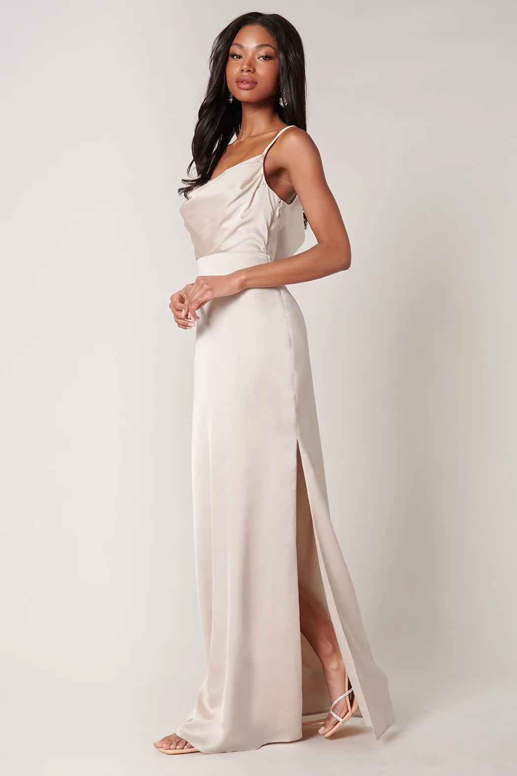 Charisma Cowl Neck Maxi Dress