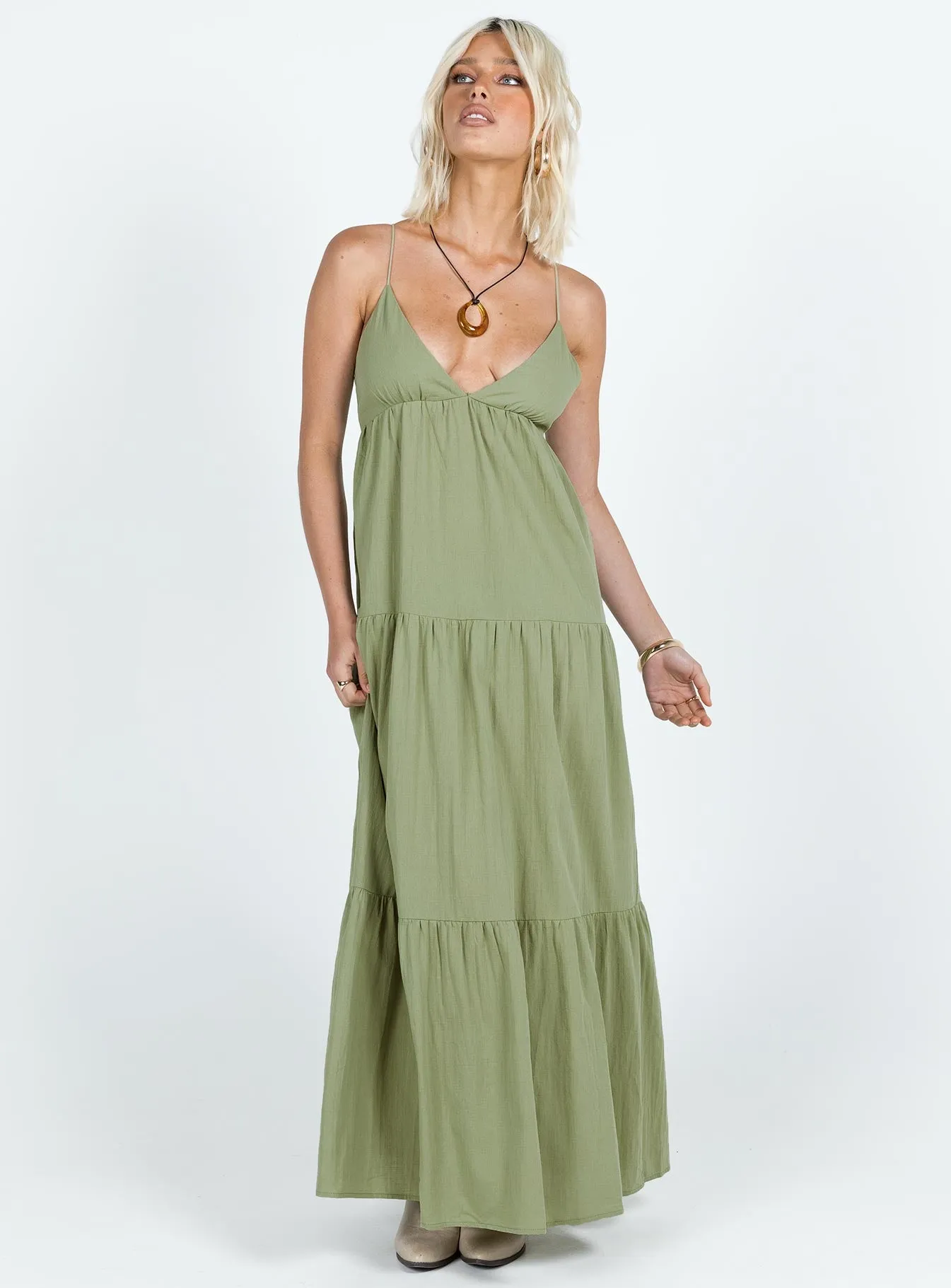 Chelsea Maxi Dress Sage Green