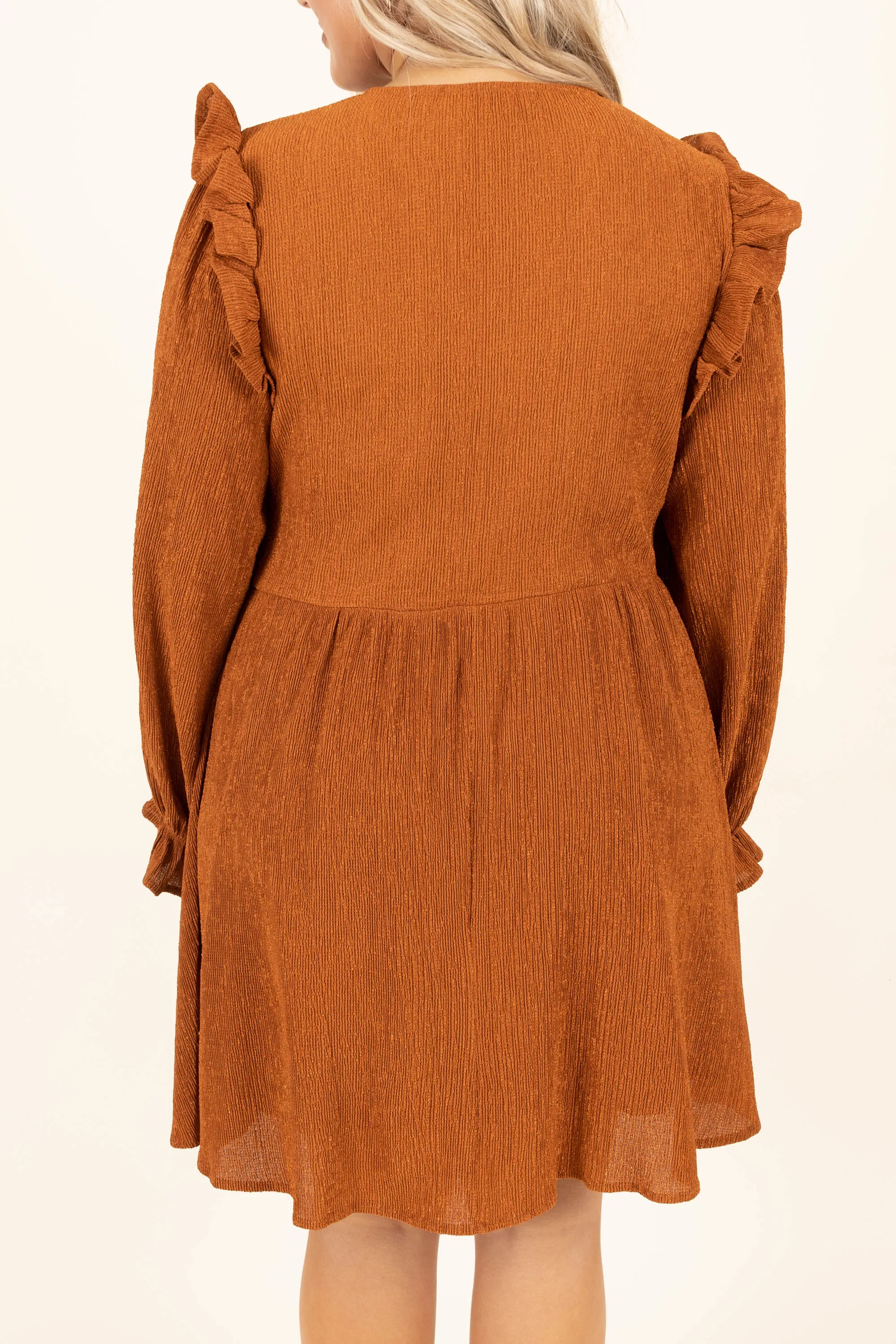 Cinnamon Girl Dress, Caramel