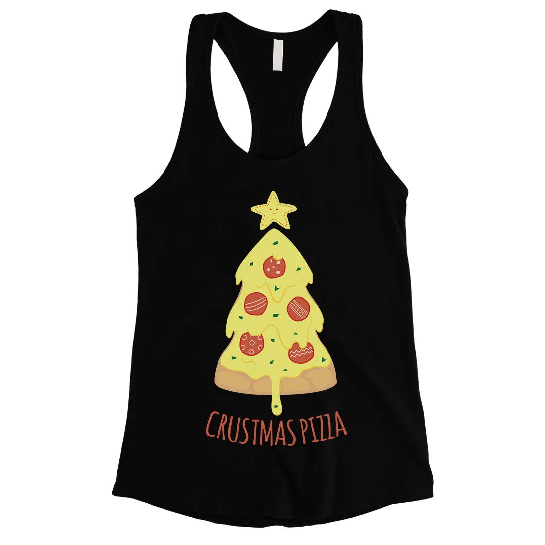 Crustmas Pizza Womens Tank Top