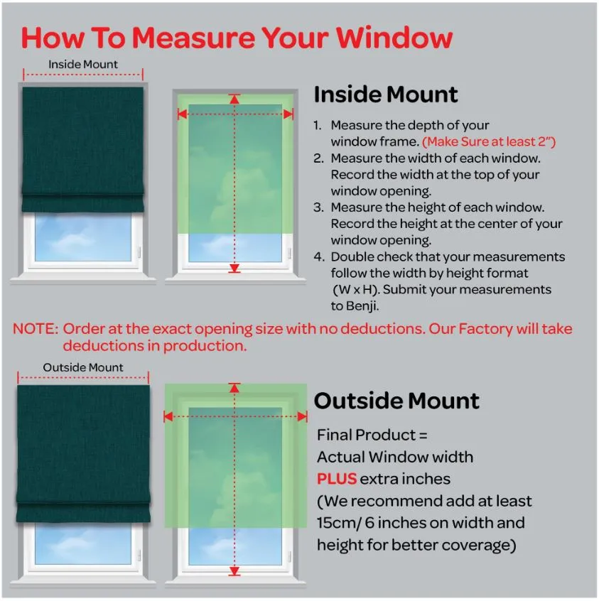 Dual Light Filter and Blackout 2 in 1 Waterproof Window Roller Shade