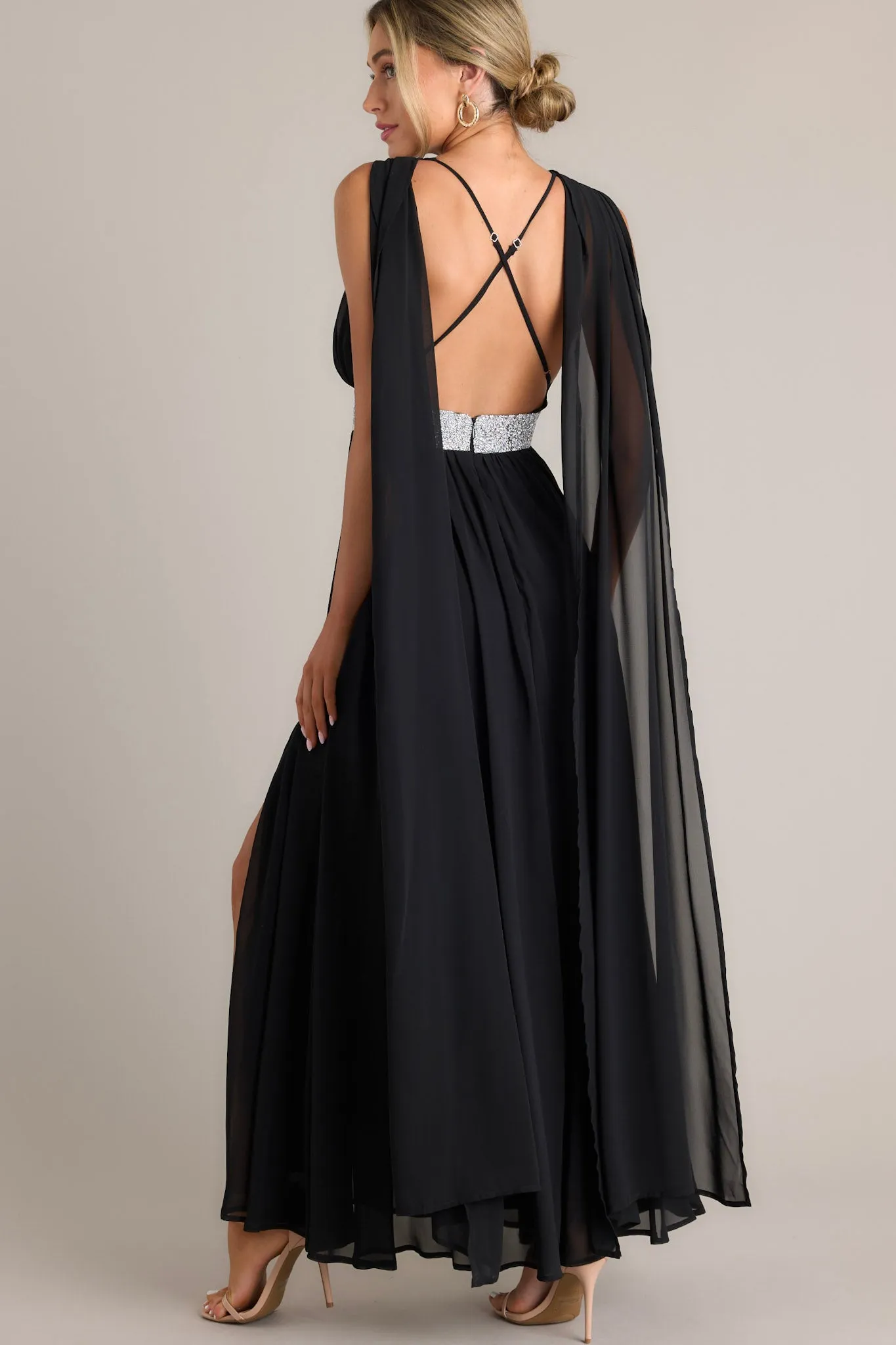 Everyone's Desire Black Maxi Dress