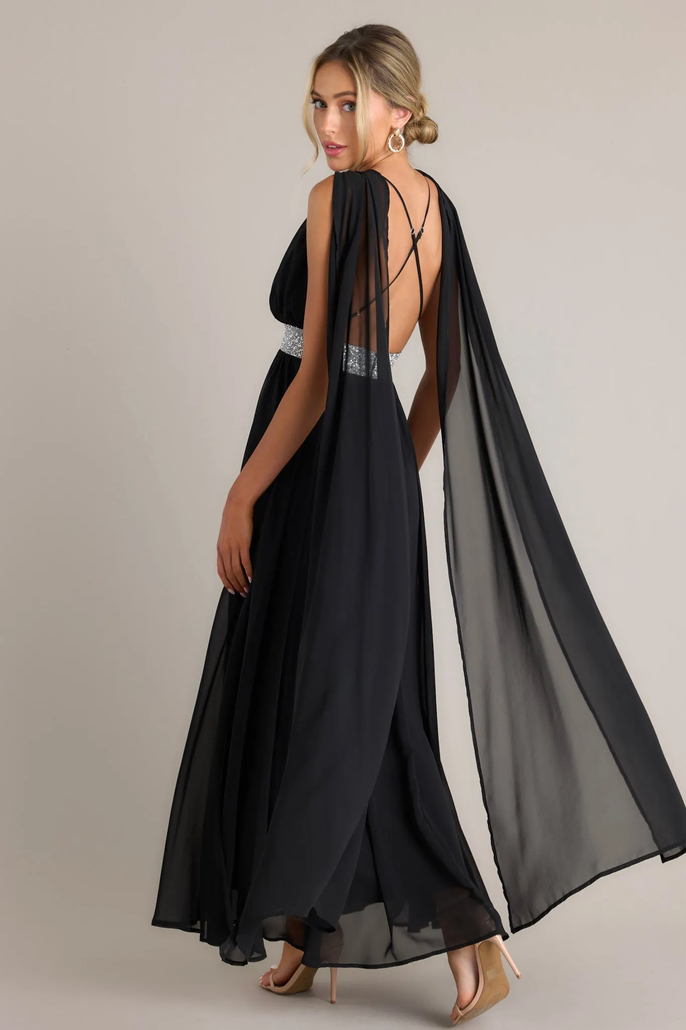 Everyone's Desire Black Maxi Dress