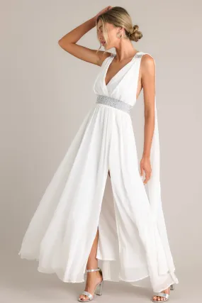 Everyone's Desire White Maxi Dress